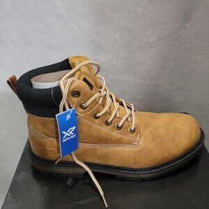 Xray Men's Combat Work Boot Wheat Size 9.5